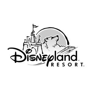 Disneyland Resort Logo Black and White