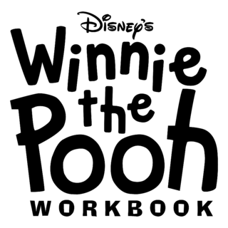 Disney’s Winnie the Pooh Logo Black and White