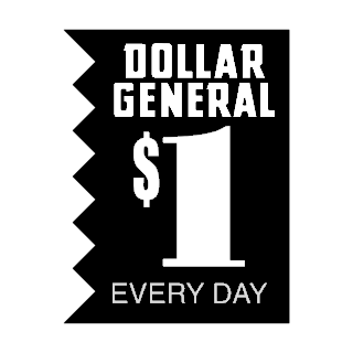 Dollar General Logo Black and White (2)