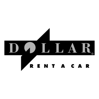 Dollar Rent A Car Logo Black and White
