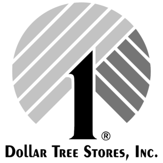 Dollar Tree Stores Logo Black and White