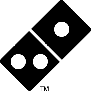 Domino’s Logo Black and White
