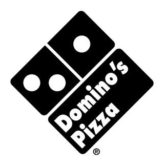 Dominos Pizza Logo Black and White (1)