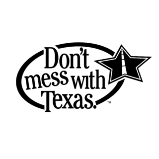 Don’t Mess with Texas Logo Black and White