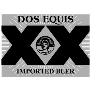Dos Equis Logo Black and White
