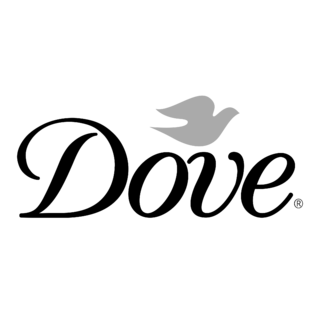 Dove Logo Black and White