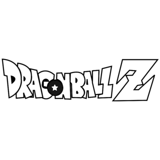 DragonBall Z Logo Black and White