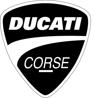 Ducati Corse Logo Black and White