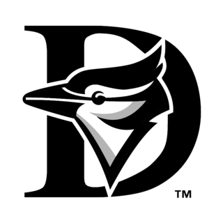 Dunedin Blue Jays Logo Black and White
