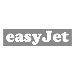 easyJet Airline Logo Black and White