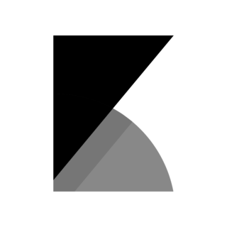 Elastic Kibana Logo Black and White