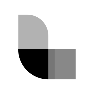 Elastic Logstash Logo Black and White