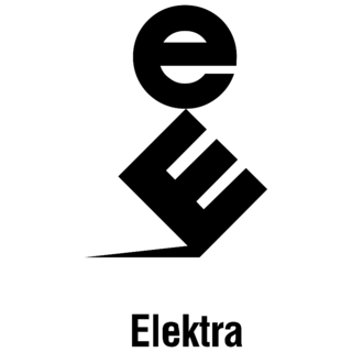 Elektra Records Logo Black and White