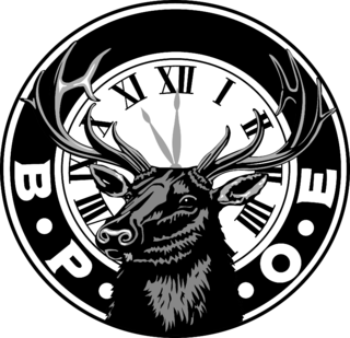 Elks Club Logo Black and White