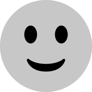Emoticon Logo Black and White