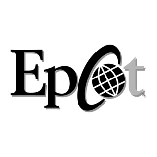 Epcot Logo Black and White