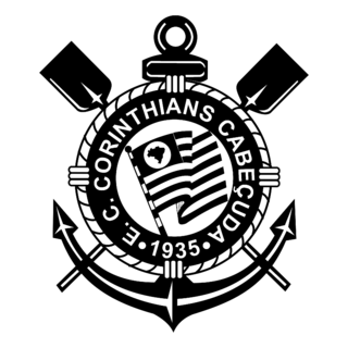 Esporte Clube Corinthians de Laguna SC Logo Black and White