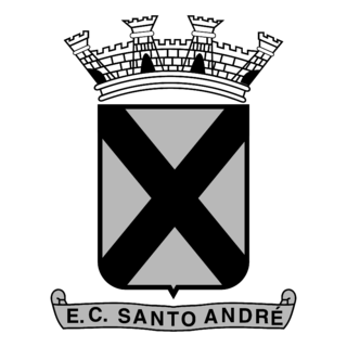 Esporte Clube Santo Andre SP Logo Black and White