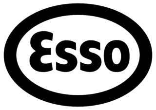 Esso Logo Black and White