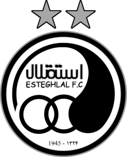 Esteghlal FC Logo Black and White