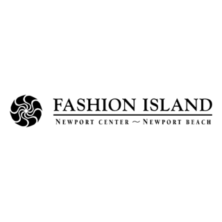 Fashion Island Logo Black and White