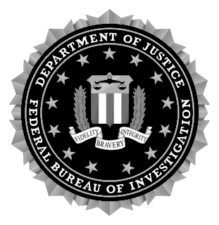 Federal Bureau of Investigation Logo Black and White