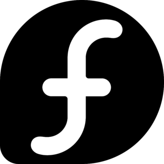 Fedora Logo Black and White