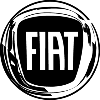 Fiat Logo Black and White