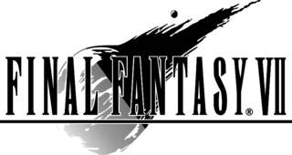 Final Fantasy VII Logo Black and White