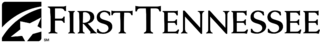 FIRST TENNESSEE BANK Logo Black and White