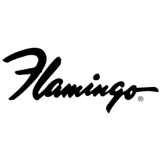 Flamingo Logo Black and White