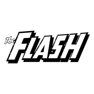 Flash Logo Black and White