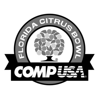 Florida Citrus Bowl Logo Black and White