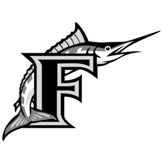 Florida Marlins Logo Black and White