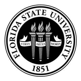 Florida State University Logo Black and White