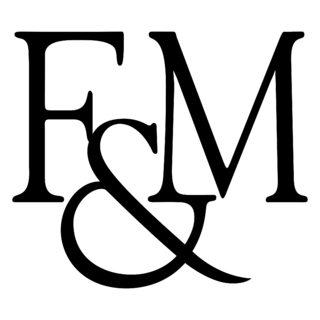 F&M Logo Black and White