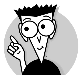 For Dummies Logo Black and White