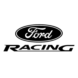 Ford Racing Logo Black and White