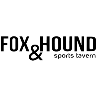 Fox and Hound Logo Black and White