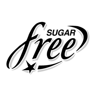 Free Sugar Logo Black and White