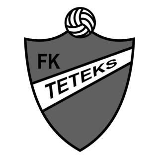Fudbalski Klub Teteks Logo Black and White