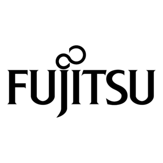 Fujitsu Logo Black and White