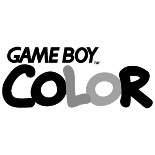 Game Boy Color Logo Black and White