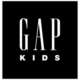 Gap Kids Logo Black and White