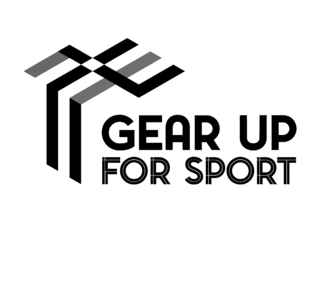 Gear Up For Sport Logo Black and White