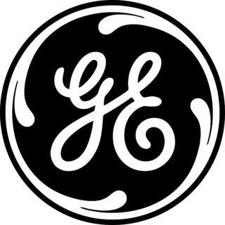 General Electric GE Logo Black and White