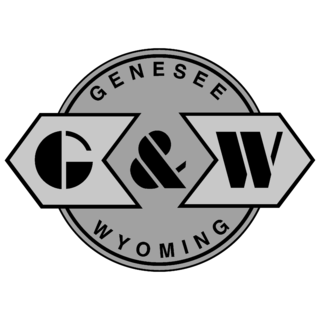 Genesee & Wyoming Logo Black and White