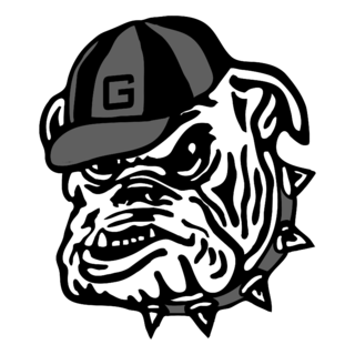 Georgia Bulldogs Logo Black and White (1)