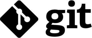 Git Logo Black and White