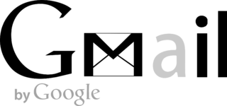 Gmail Logo Black and White